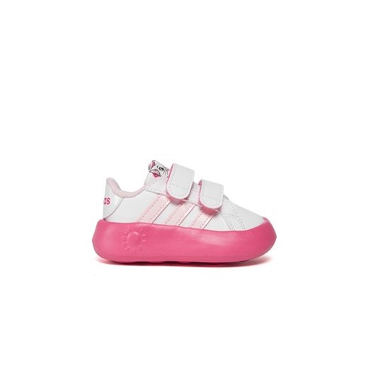 adidas Sneakersy Grand Court 2.0 Tink Cf I ID8015 Biały ze sklepu MODIVO w kategorii Trampki dziecięce - zdjęcie 171611614