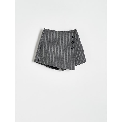 Reserved - Szorty imitujące spódnicę - ciemnoszary ze sklepu Reserved w kategorii Spodenki dziewczęce - zdjęcie 171688733