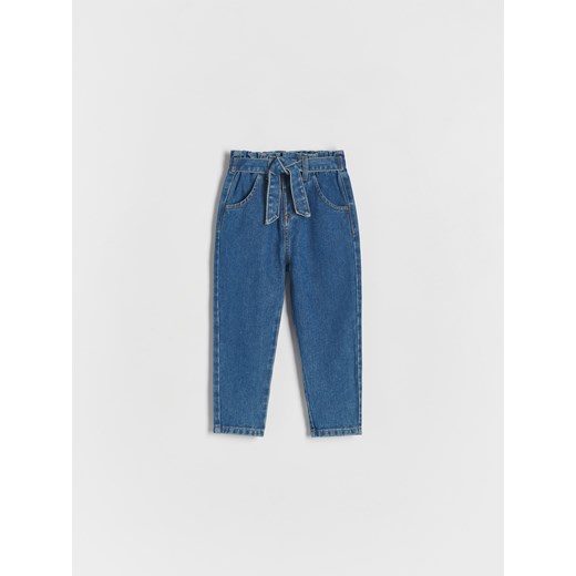 Reserved - Classic denim baggy - niebieski ze sklepu Reserved w kategorii Spodnie i półśpiochy - zdjęcie 171688842