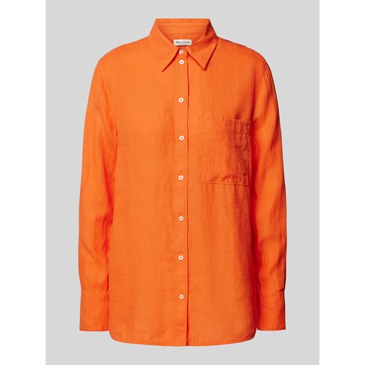 Bluzka koszulowa z kołnierzykiem ze sklepu Peek&Cloppenburg  w kategorii Koszule damskie - zdjęcie 171689551