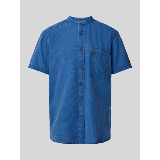 Koszula casualowa o kroju regular fit z fakturowanym wzorem ze sklepu Peek&Cloppenburg  w kategorii Koszule męskie - zdjęcie 171689600