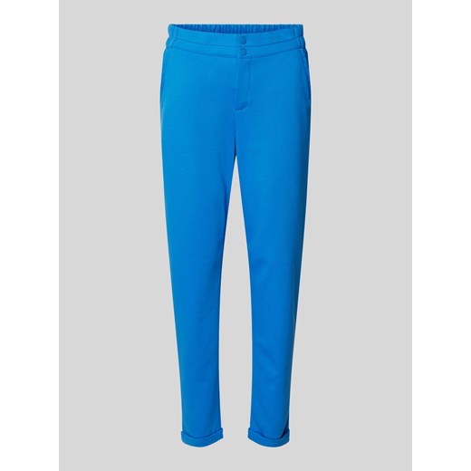 Spodnie materiałowe o kroju regular fit z elastycznym pasem model ‘NANNI’ ze sklepu Peek&Cloppenburg  w kategorii Spodnie damskie - zdjęcie 171689623