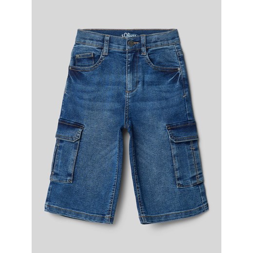 Szorty jeansowe o luźnym kroju z 5 kieszeniami ze sklepu Peek&Cloppenburg  w kategorii Spodenki chłopięce - zdjęcie 171689640