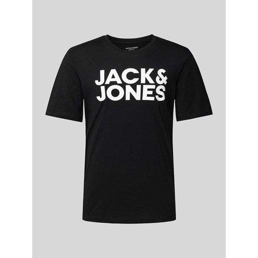 T-shirt z nadrukiem z logo model ‘CORP’ Jack & Jones M Peek&Cloppenburg 