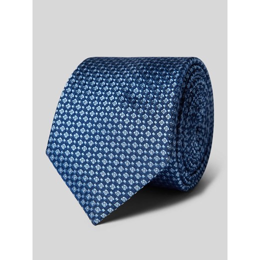 Krawat jedwabny o klasycznym fasonie z drobnym wzorem (6,5 cm) ze sklepu Peek&Cloppenburg  w kategorii Krawaty - zdjęcie 171689851