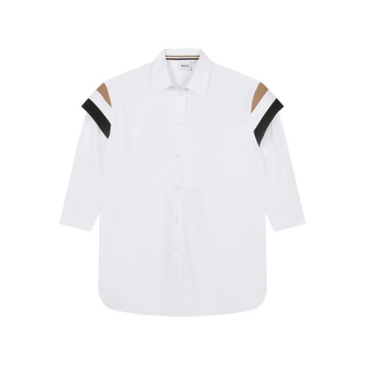 Hugo Boss Kids Koszula w kolorze czarno-biało-jasnobrązowym ze sklepu Limango Polska w kategorii Koszule chłopięce - zdjęcie 171691364