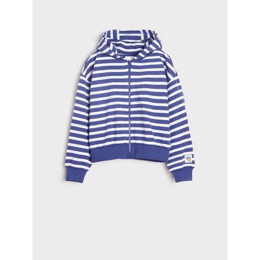 Sinsay - Bluza rozpinana - granatowy Sinsay 146 Sinsay