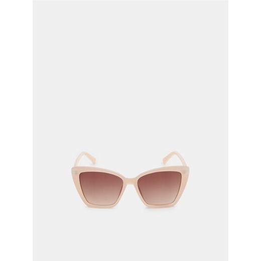 Sinsay - Okulary przeciwsłoneczne - kremowy ze sklepu Sinsay w kategorii Okulary przeciwsłoneczne damskie - zdjęcie 171693583