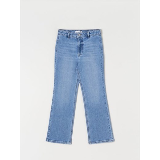 Sinsay - Jeansy flare - niebieski Sinsay 34 Sinsay