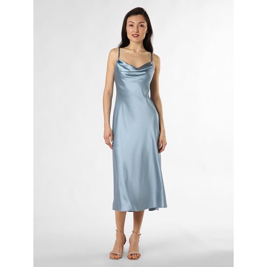 Marie Lund Damska sukienka wieczorowa Kobiety Satyna jasnoniebieski jednolity ze sklepu vangraaf w kategorii Sukienki - zdjęcie 171693733