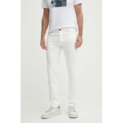 Sisley jeansy męskie kolor biały ze sklepu ANSWEAR.com w kategorii Jeansy męskie - zdjęcie 171694724