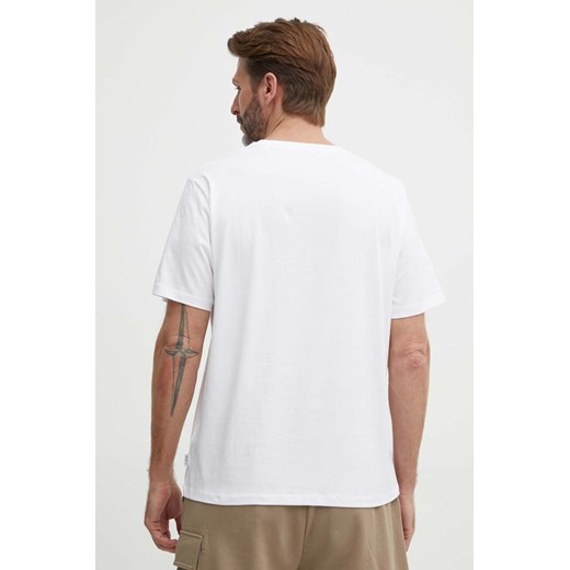 T-shirt męski biały Pepe Jeans z nadrukami 