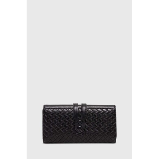 Answear Lab portfel damski kolor czarny ze sklepu ANSWEAR.com w kategorii Portfele damskie - zdjęcie 171695150