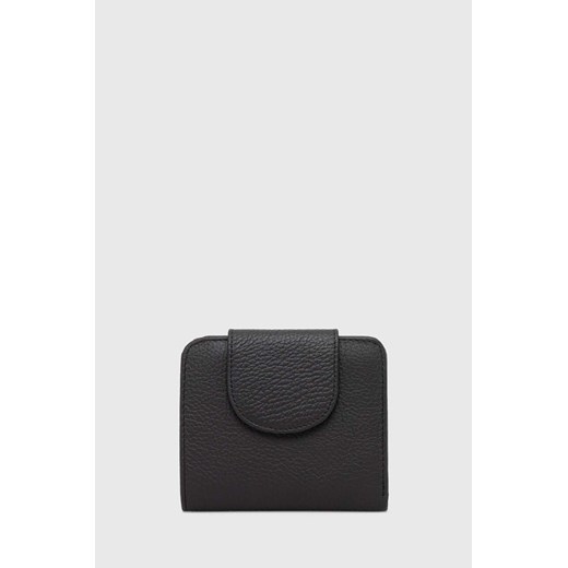 Answear Lab portfel skórzany damski kolor czarny ze sklepu ANSWEAR.com w kategorii Portfele damskie - zdjęcie 171695154