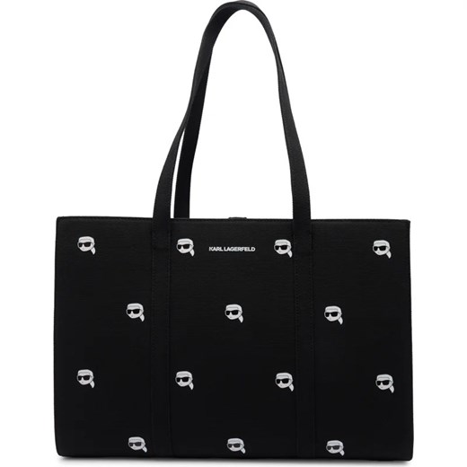Shopper bag Karl Lagerfeld duża matowa na ramię 