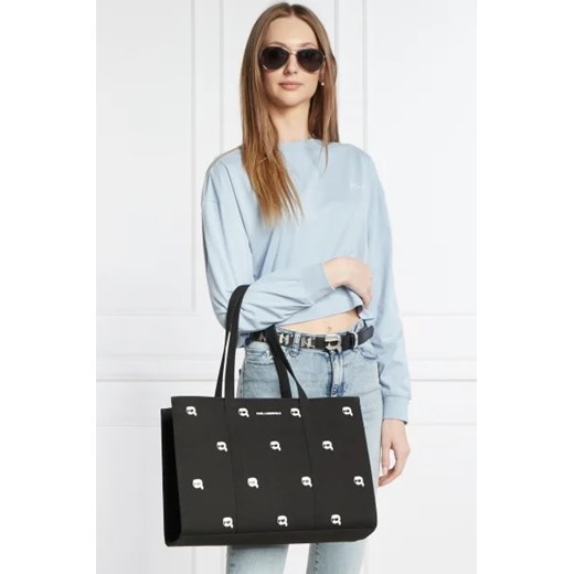 Shopper bag Karl Lagerfeld matowa duża 