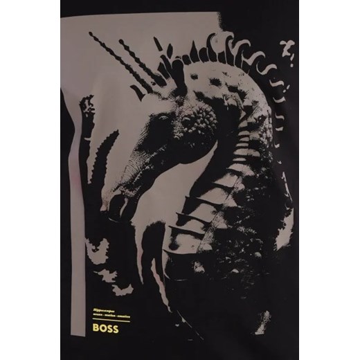 T-shirt męski BOSS HUGO z krótkim rękawem w stylu młodzieżowym