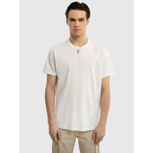 Koszulka męska bawełniana biała Zorky 100 ze sklepu Big Star w kategorii T-shirty męskie - zdjęcie 171696593