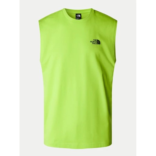 The North Face Tank top Simple Dome NF0A87R3 Zielony Regular Fit The North Face L MODIVO