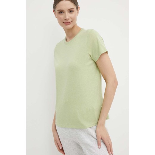 Helly Hansen t-shirt damski kolor zielony ze sklepu ANSWEAR.com w kategorii Bluzki damskie - zdjęcie 171701511