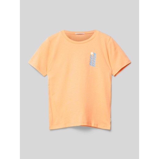 T-shirt z nadrukiem ze sloganem ze sklepu Peek&Cloppenburg  w kategorii T-shirty chłopięce - zdjęcie 171702803