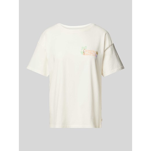 T-shirt z nadrukiem z logo ze sklepu Peek&Cloppenburg  w kategorii Bluzki damskie - zdjęcie 171702862
