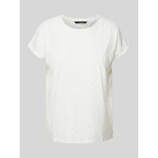 T-shirt z haftem angielskim model ‘TASSA’ ze sklepu Peek&Cloppenburg  w kategorii Bluzki damskie - zdjęcie 171703080