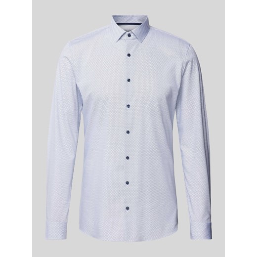 Koszula biznesowa o kroju Super Slim Fit z kołnierzykiem typu kent ze sklepu Peek&Cloppenburg  w kategorii Koszule męskie - zdjęcie 171703112