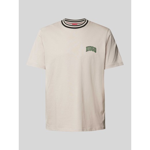 T-shirt z wyhaftowanym logo ze sklepu Peek&Cloppenburg  w kategorii T-shirty męskie - zdjęcie 171703132
