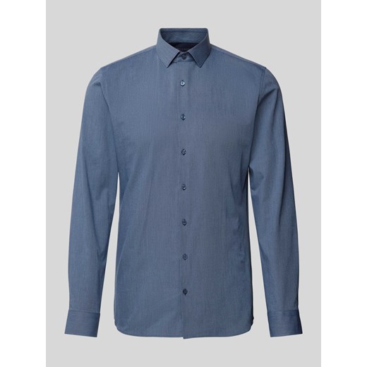 Koszula biznesowa o kroju slim fit z kołnierzykiem typu kent ze sklepu Peek&Cloppenburg  w kategorii Koszule męskie - zdjęcie 171703290
