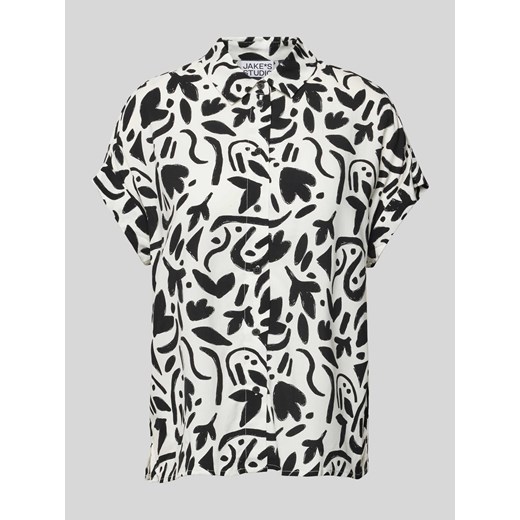 Bluzka koszulowa z wzorem na całej powierzchni ze sklepu Peek&Cloppenburg  w kategorii Koszule damskie - zdjęcie 171703293