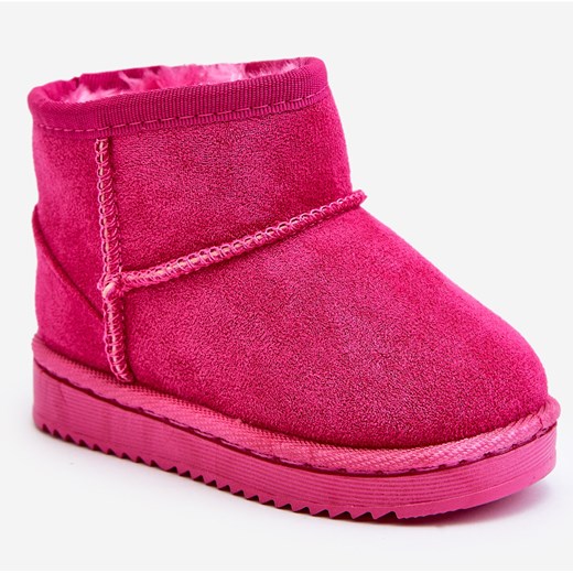 Buty zimowe dziecięce śniegowce bez zapięcia
