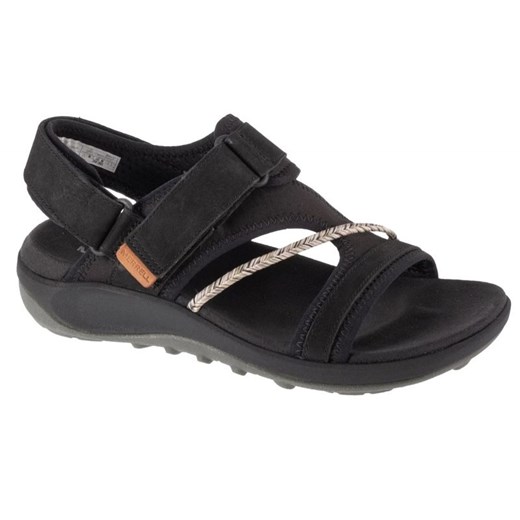 Sandały Merrell Terran 4 Backstrap Sandal W J006412 czarne ze sklepu ButyModne.pl w kategorii Sandały damskie - zdjęcie 171703902