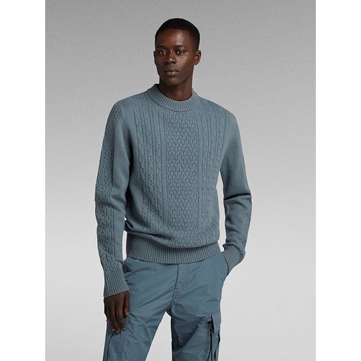 G-Star Sweter w kolorze błękitnym ze sklepu Limango Polska w kategorii Swetry męskie - zdjęcie 171704750