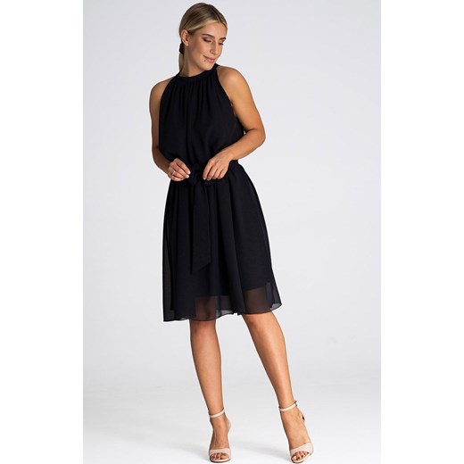 Sukienka Fokus mini na randkę bez rękawów 