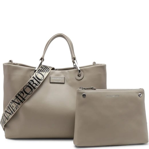 Emporio Armani Skórzana shopperka ze sklepu Gomez Fashion Store w kategorii Torby Shopper bag - zdjęcie 171705432
