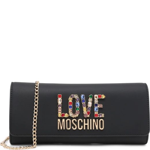 Kopertówka Love Moschino elegancka na ramię ze skóry ekologicznej