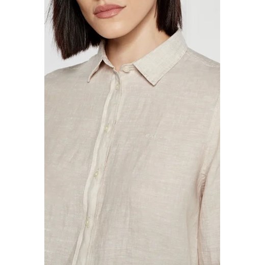 Gant Lniana koszula CHAMBRAY | Regular Fit Gant 40 Gomez Fashion Store