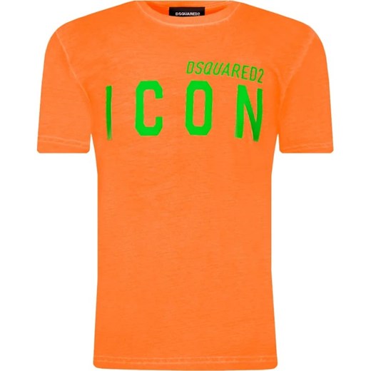 Dsquared2 T-shirt | Regular Fit ze sklepu Gomez Fashion Store w kategorii Bluzki dziewczęce - zdjęcie 171706250