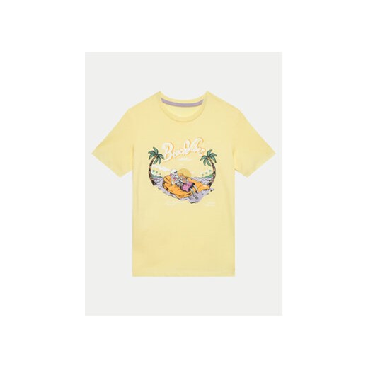 Jack&Jones Junior T-Shirt Zion 12249732 Żółty Regular Fit ze sklepu MODIVO w kategorii Bluzki dziewczęce - zdjęcie 171707230