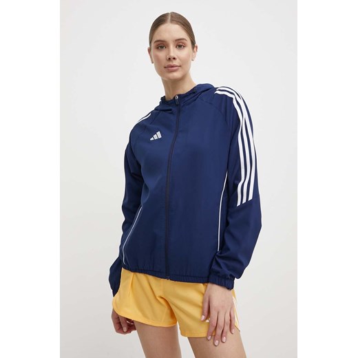 adidas Performance kurtka treningowa Tiro 24 kolor niebieski przejściowa IM8802 ze sklepu ANSWEAR.com w kategorii Kurtki damskie - zdjęcie 171707910