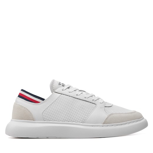 Sneakersy Tommy Hilfiger Lightweight Cup Seasonal Mix FM0FM04961 White YBS ze sklepu eobuwie.pl w kategorii Buty sportowe męskie - zdjęcie 171708484