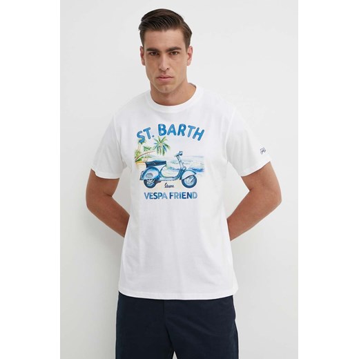 T-shirt męski Mc2 Saint Barth z bawełny 