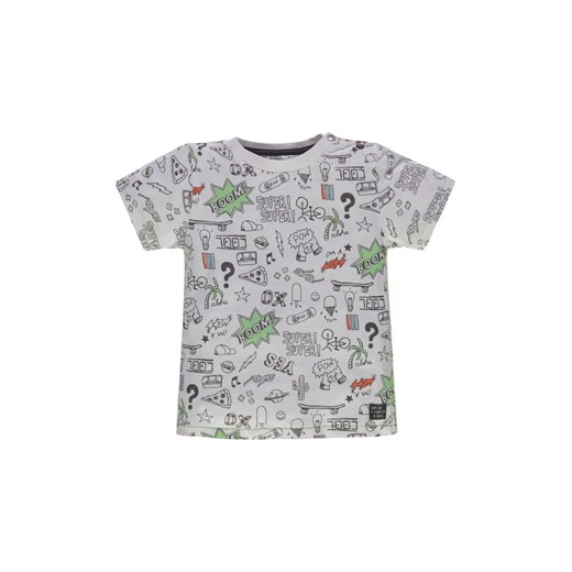 Chłopięca koszulka z krótkim rękawem szara ze sklepu 5.10.15 w kategorii T-shirty chłopięce - zdjęcie 171710004