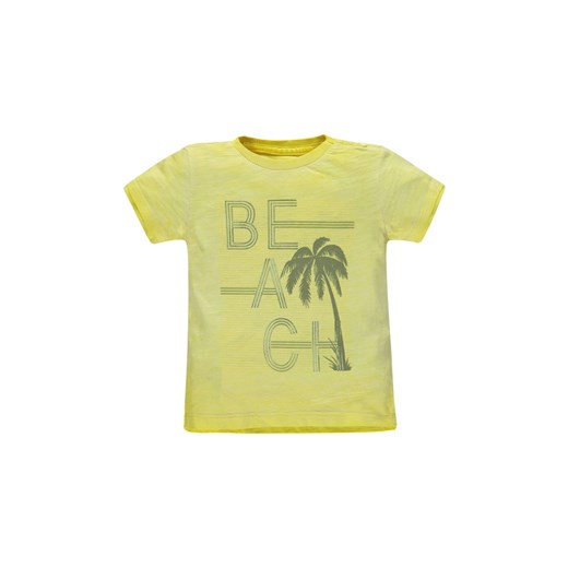 Chłopięca koszulka z krótkim rękawem żółta ze sklepu 5.10.15 w kategorii Koszulki niemowlęce - zdjęcie 171710190