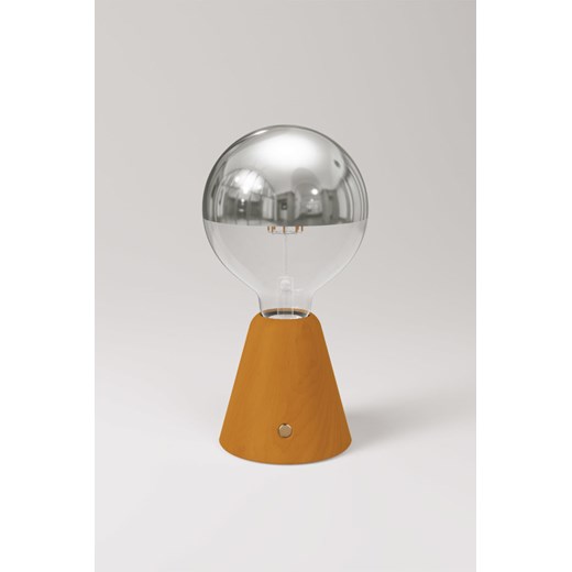 H & M - Drewniana Lampa Do Ładowania Z Żarówką Metal - Żółty ze sklepu H&M w kategorii Lampy stołowe - zdjęcie 171713073