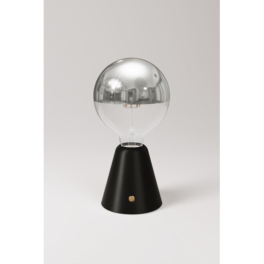 H & M - Drewniana Lampa Do Ładowania Z Żarówką Metal - Srebrny ze sklepu H&M w kategorii Lampy stołowe - zdjęcie 171713114