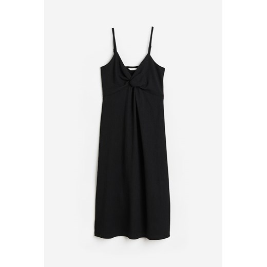 H & M - Sukienka ze skręconym detalem - Czarny H & M XS H&M