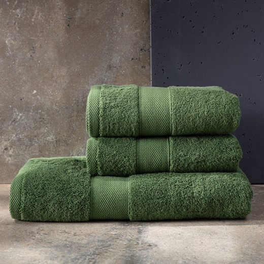 Zestaw ręczników Cairo 3 szt. green Dekoria One Size dekoria.pl