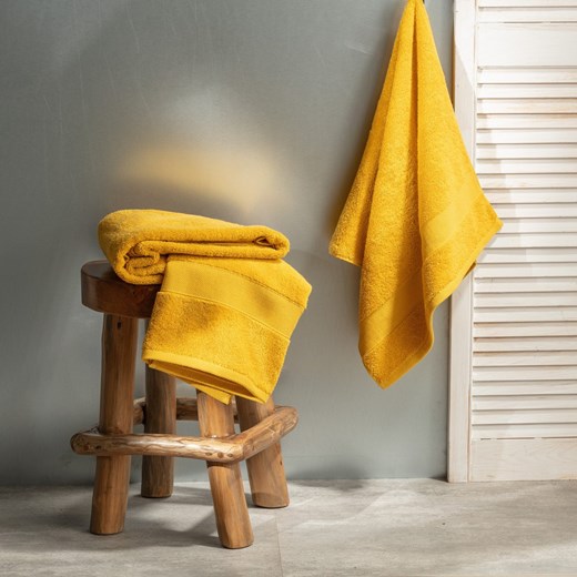 Ręcznik Cairo 50x90cm yellow Dekoria One Size dekoria.pl